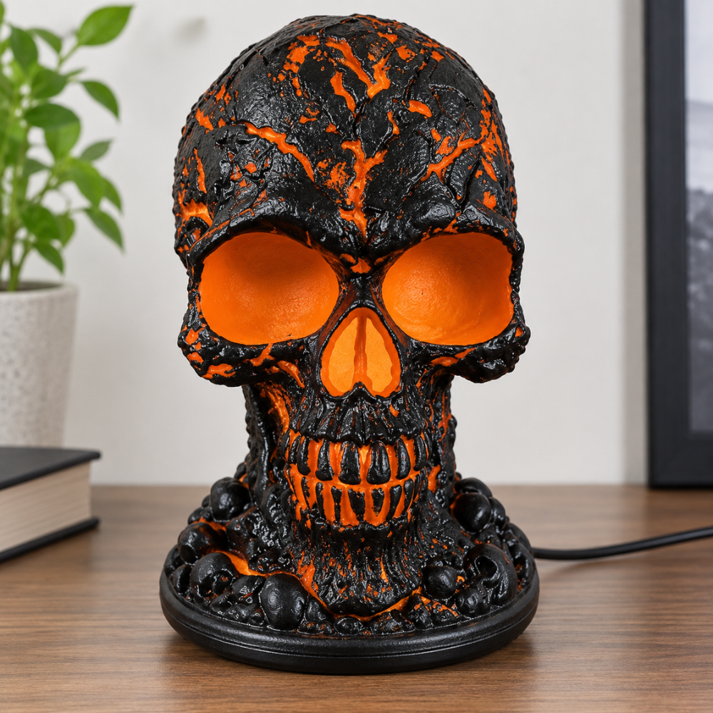 Bloody Skull Lamp