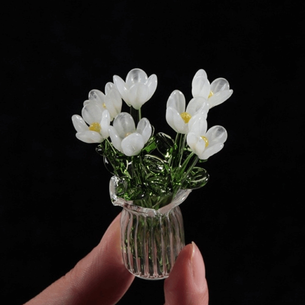 Glass Flower Bouquet