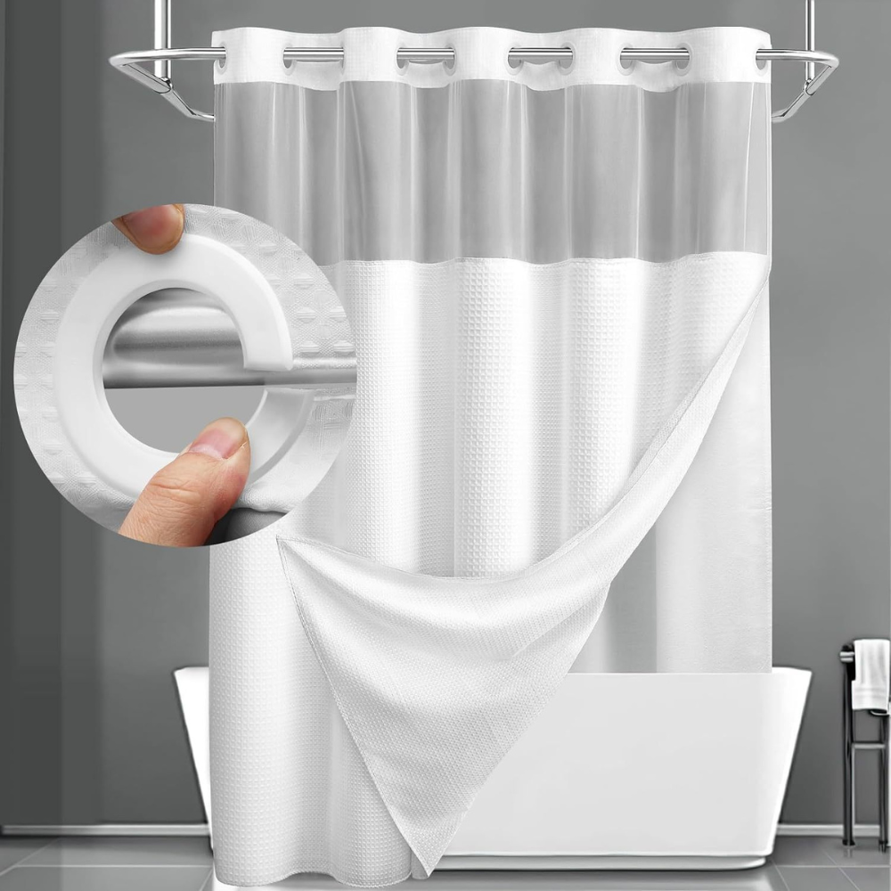 Rinova™ | No-Hook Shower Curtain