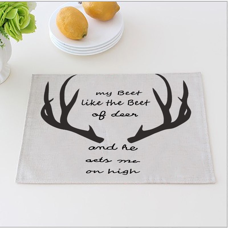Deer Dinner Mats