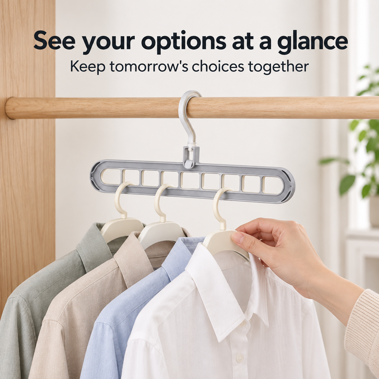 Two-Way Swivel Hanger: See your options at a glance