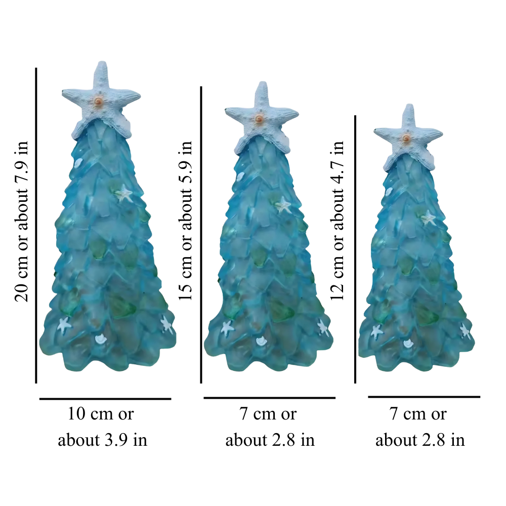 Seaglass Christmas Tree