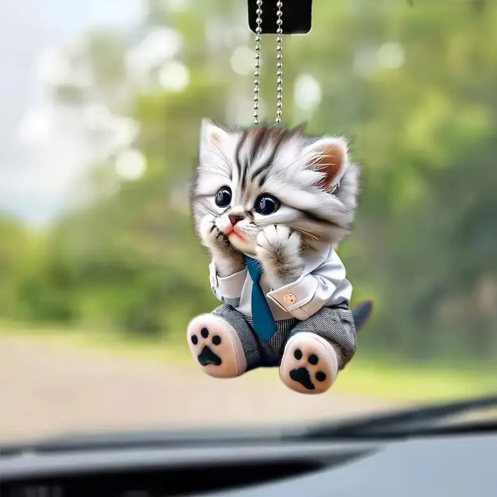 Hanging Cat Ornament