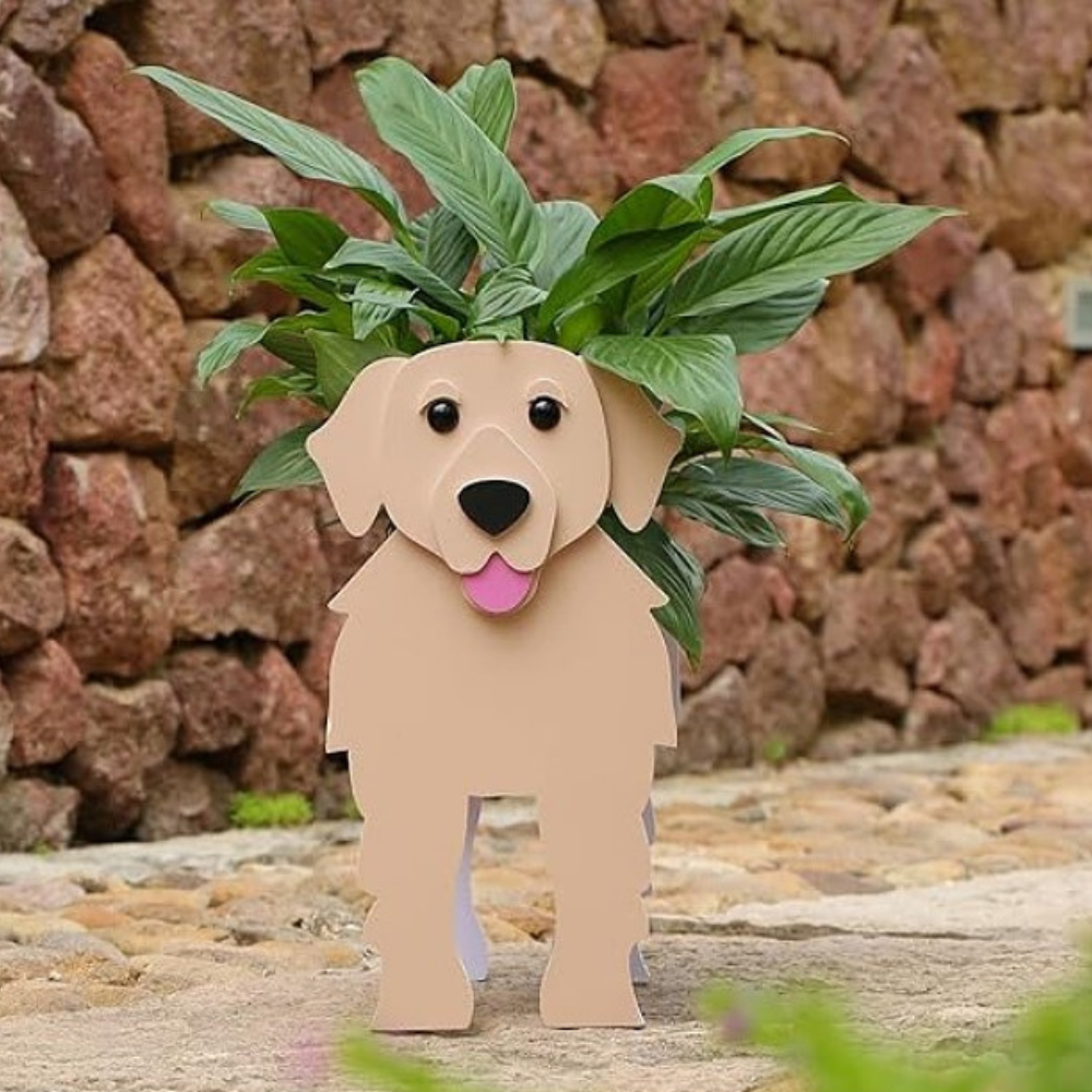 dog plant pot Dog Flower Pot