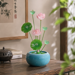 Pink Lotus Flower Pots