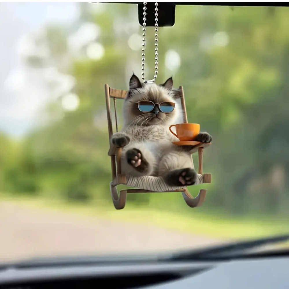 Hanging Cat Ornament