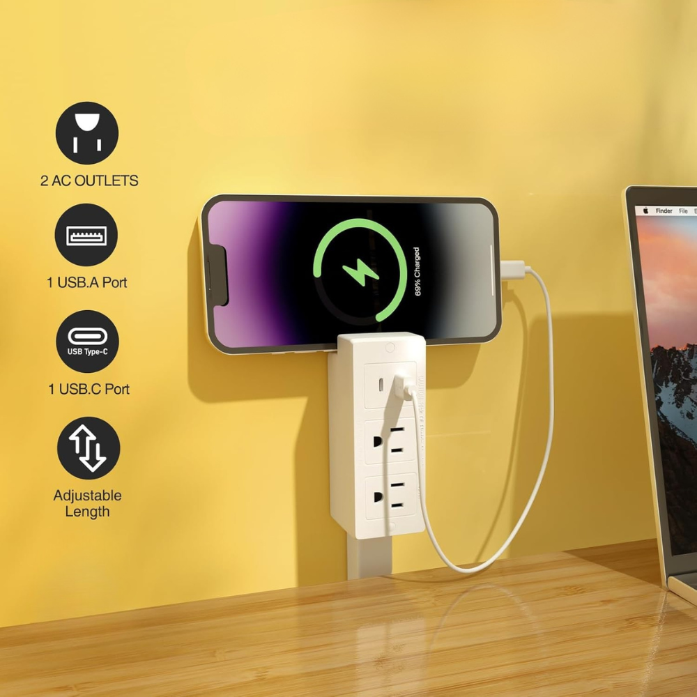 SpinSocket™ | Extendable Rotating Outlet