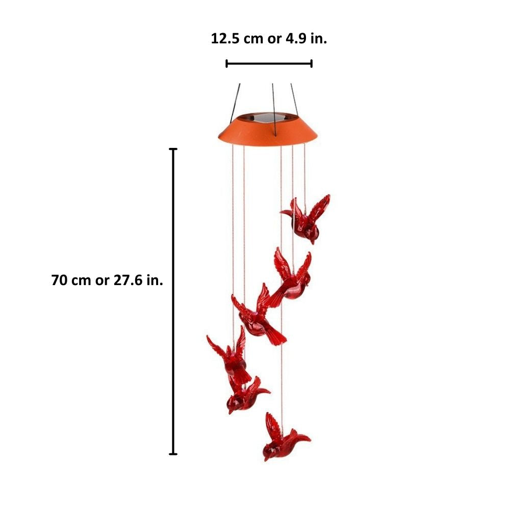 Red Bird Solar Light