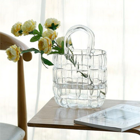 Glamour Glass Handbag Vase