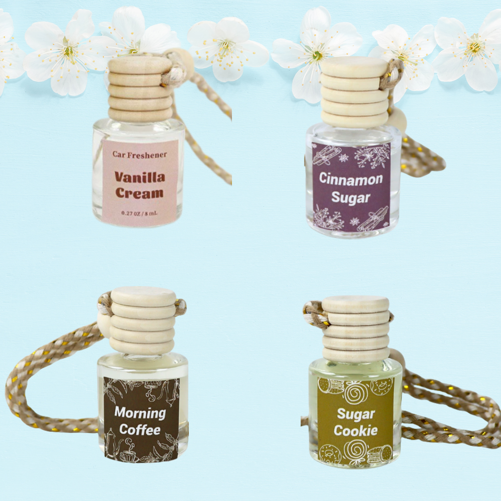 Caroma™ | Scented Car Fresheners (4 Pcs)