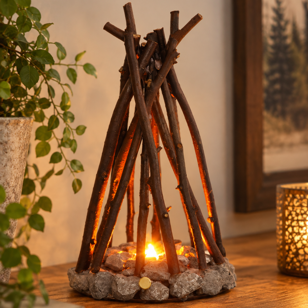 Campfire Lamp
