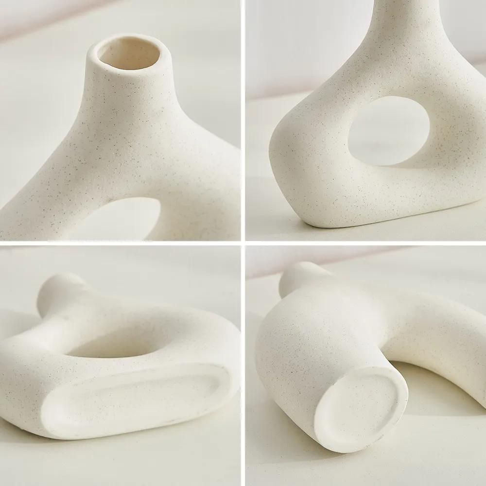 Hollow Ceramic Vase Set