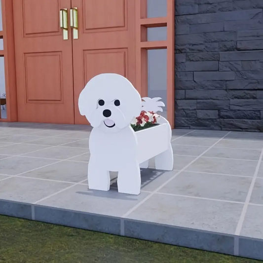 Dog Flower Pot