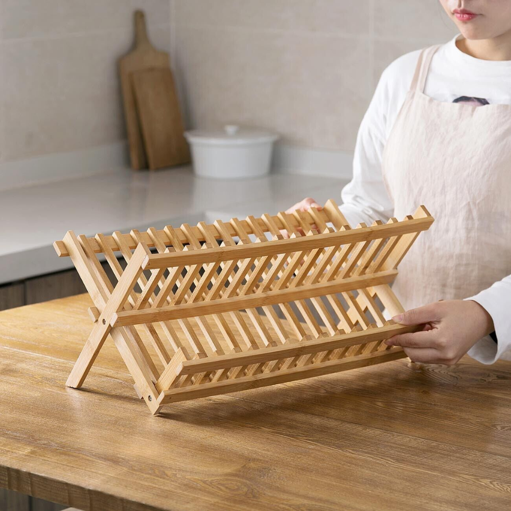 Bamboo Kitchen Drying Stand