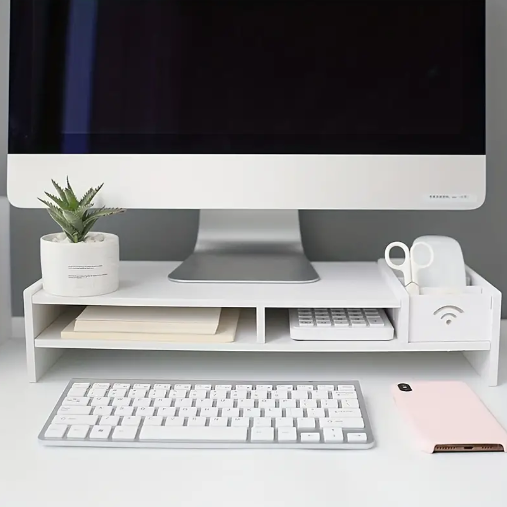 Monitor Stand Desk Organizer