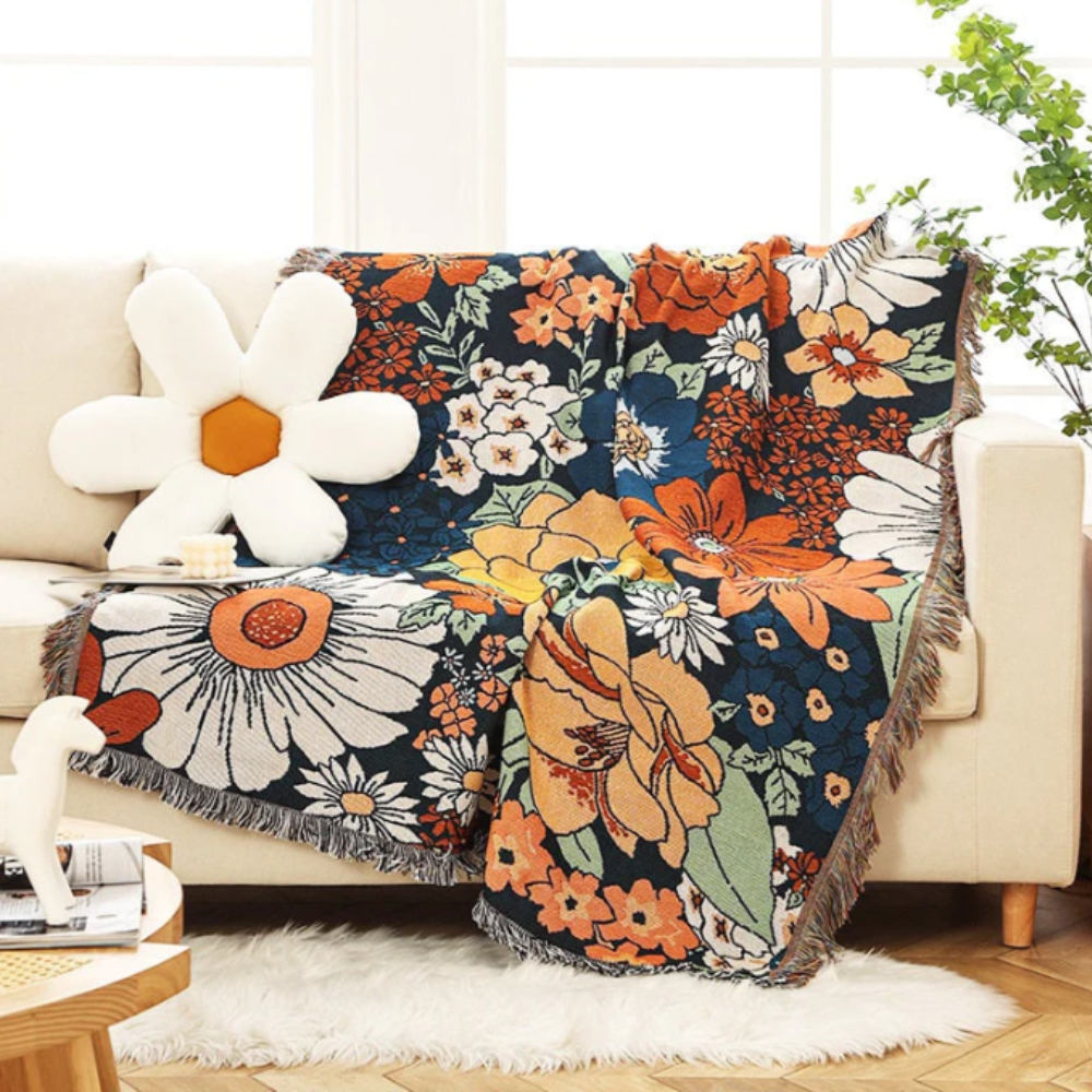 Urban Flowers Blanket