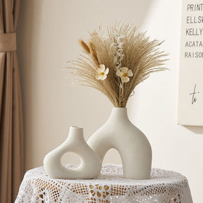 Hollow Ceramic Vase Set
