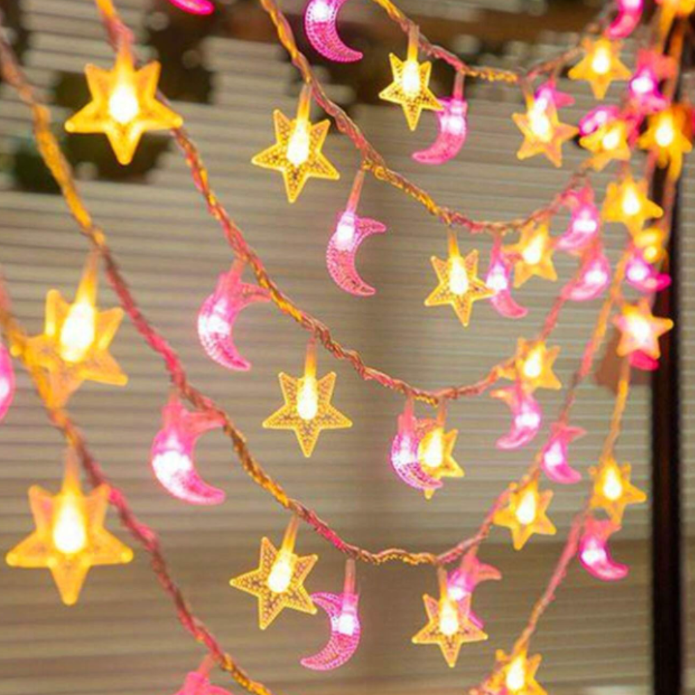 Moon Stars Light String