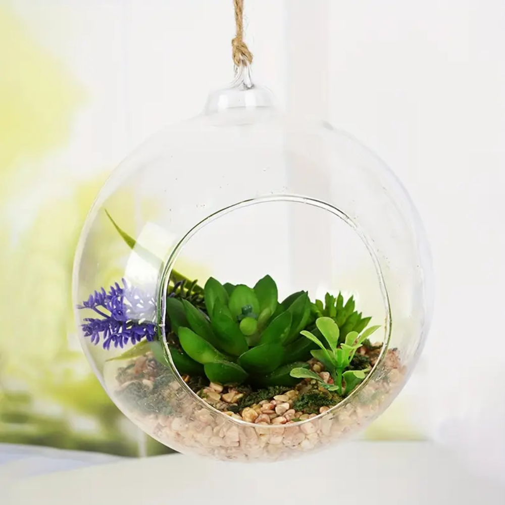 hanging terrarium planter Round Terrarium Planter