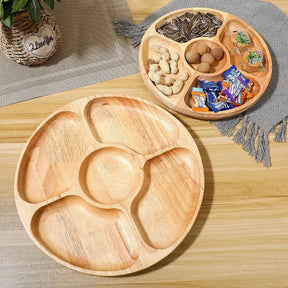 Bamboo Snack Serving Tray