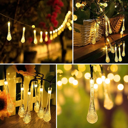 Water Drop Solar Lights