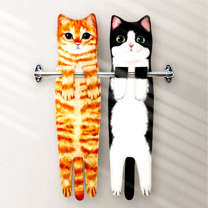 Cat Hand Towels