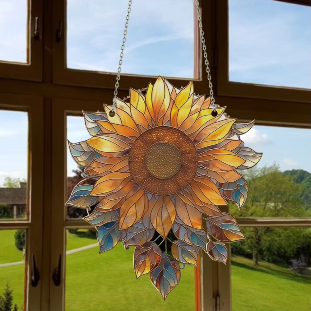 Sunflower Window Decor