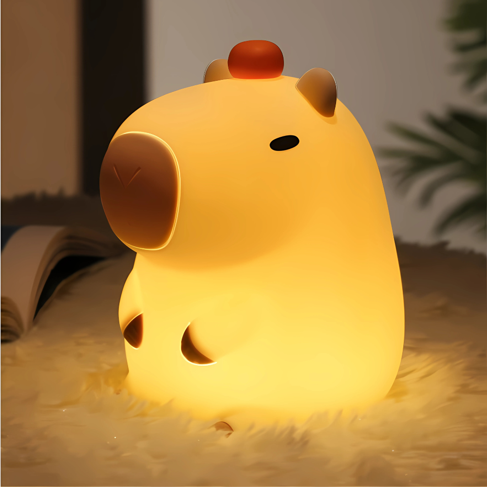 Capybara Squishy Glow Lamp