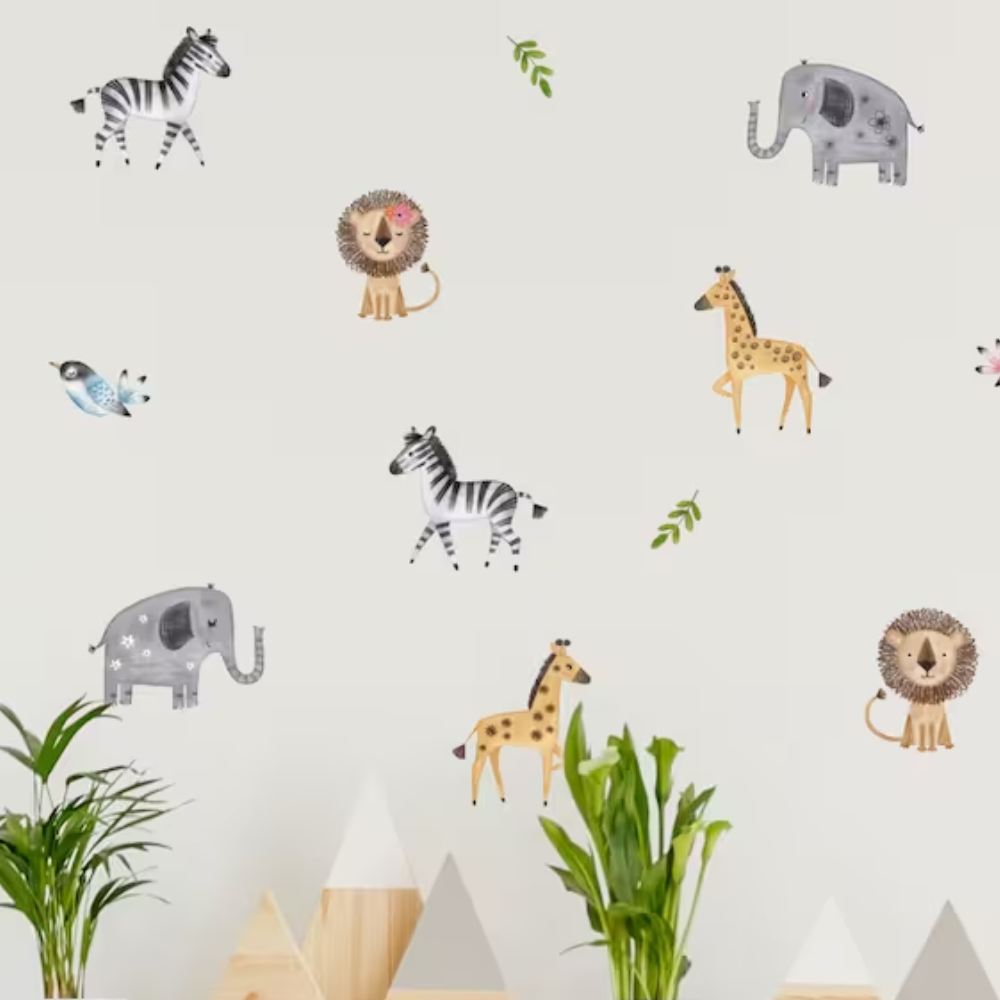 Cute Safari Wall Stickers