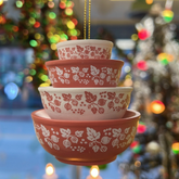 Miniature Bowl Stack Ornament