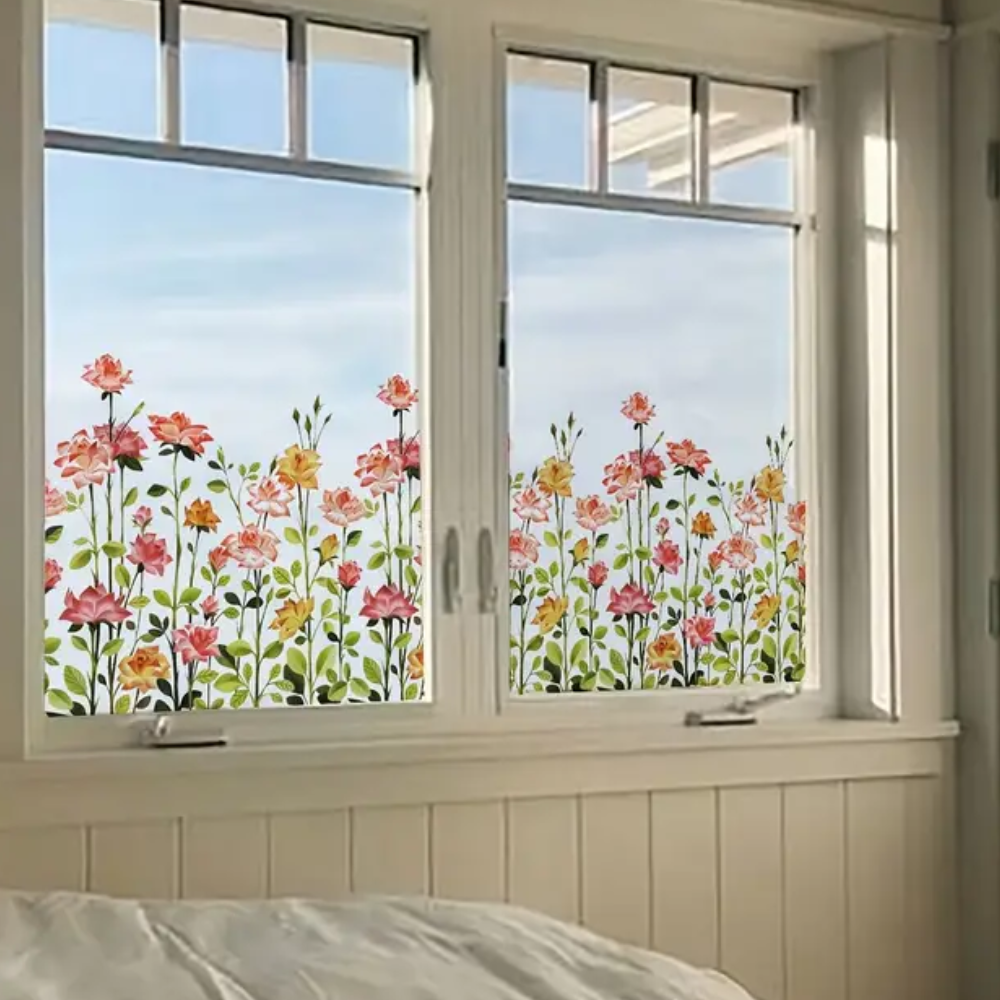 Floral Window Stickers