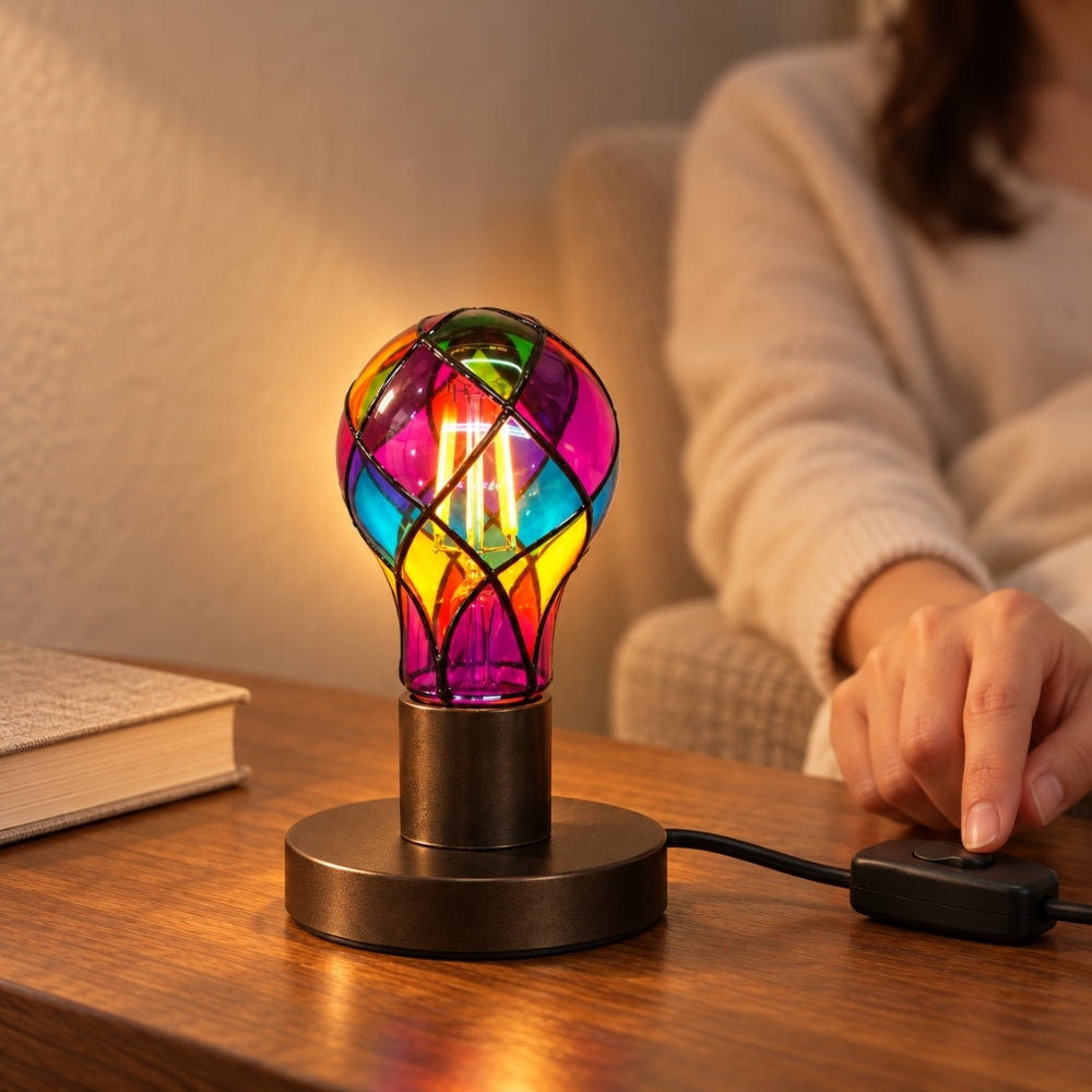 PrismGlow™ | Stained Glass Light Bulbs