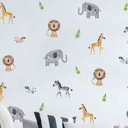 Cute Safari Wall Stickers