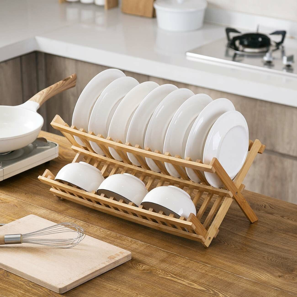 Bamboo Kitchen Drying Stand