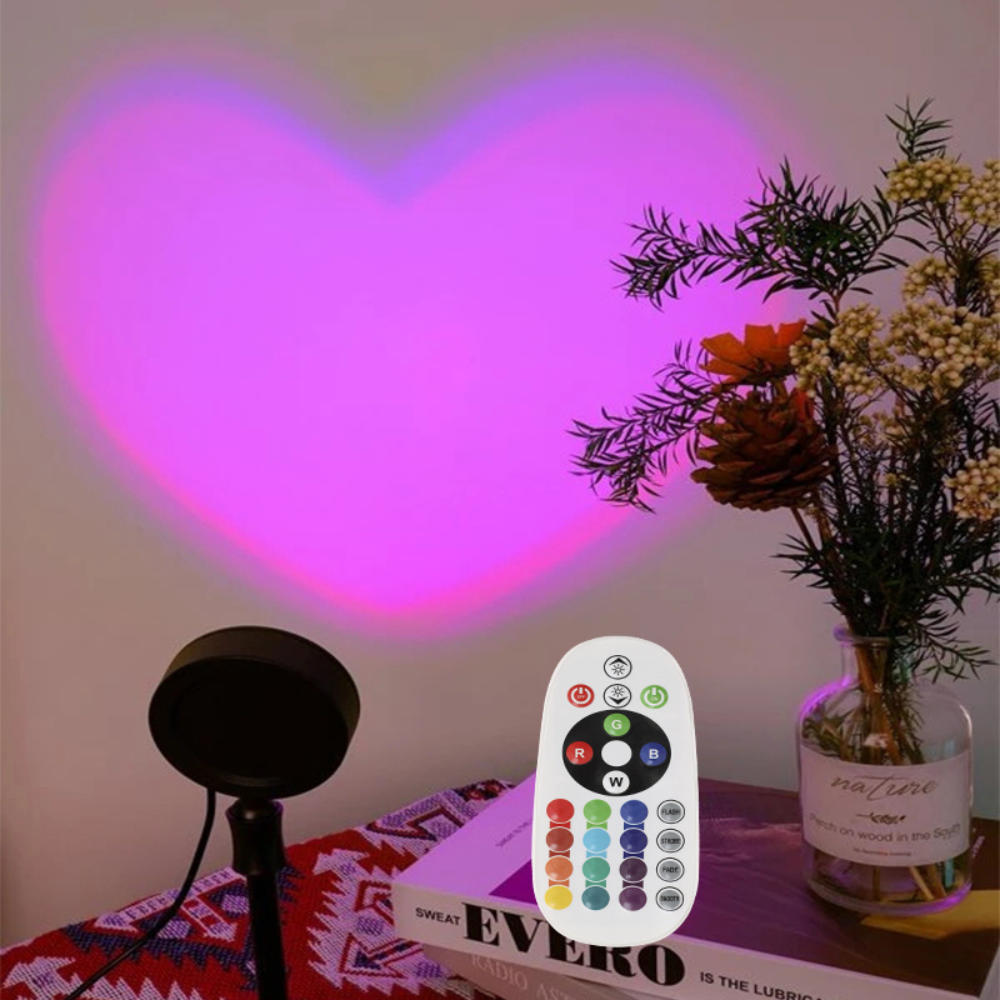 Heart Glow Sunset Lamp