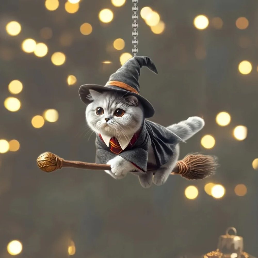 Hanging Cat Ornament