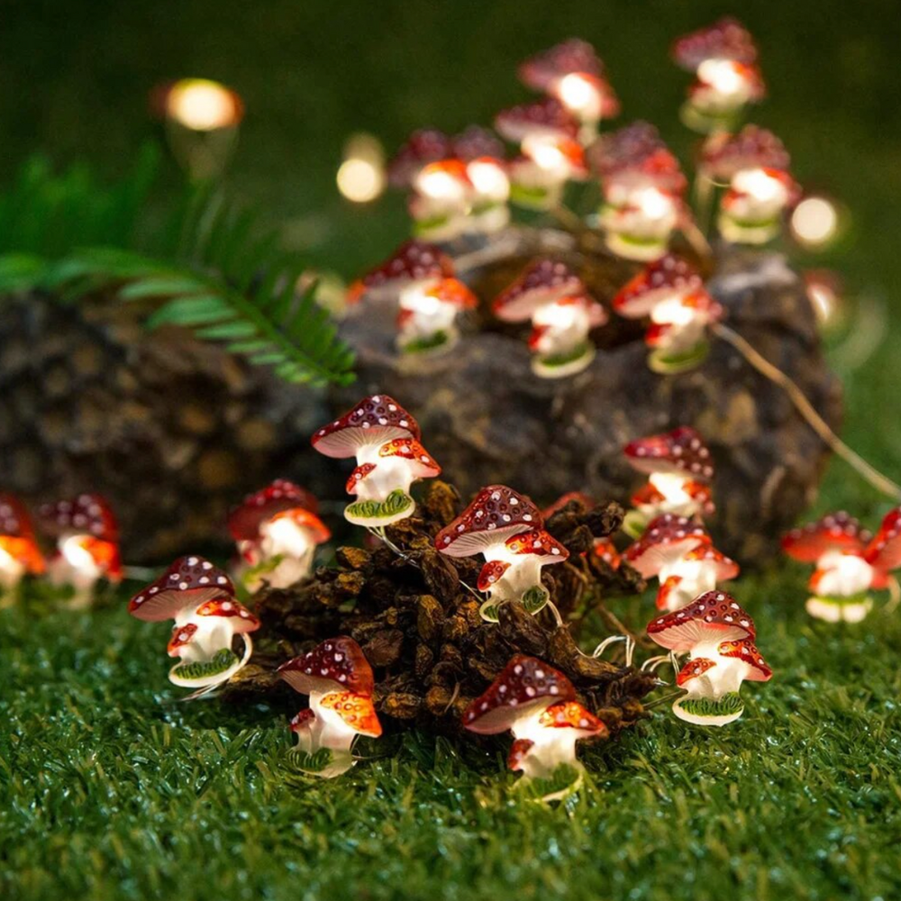 Mushroom String Lights