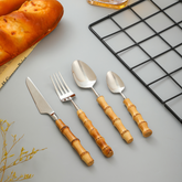 Natural Bamboo Flatware Set