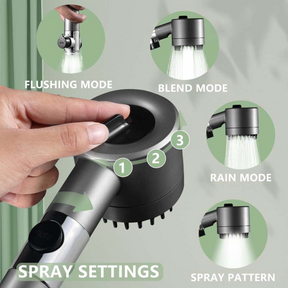 Pressure Flow Handheld Shower