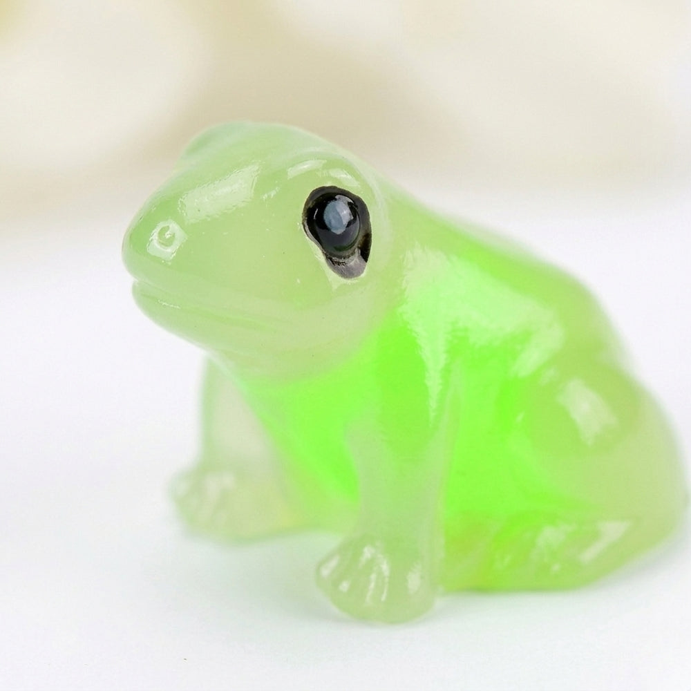 Glow-in-the-Dark Frog Plant Decor