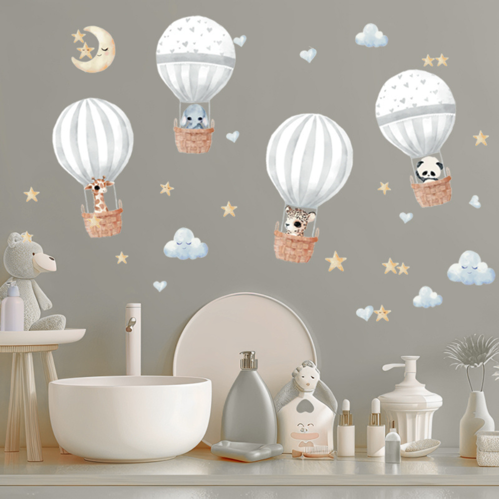 Hot Air Balloon Wall Stickers