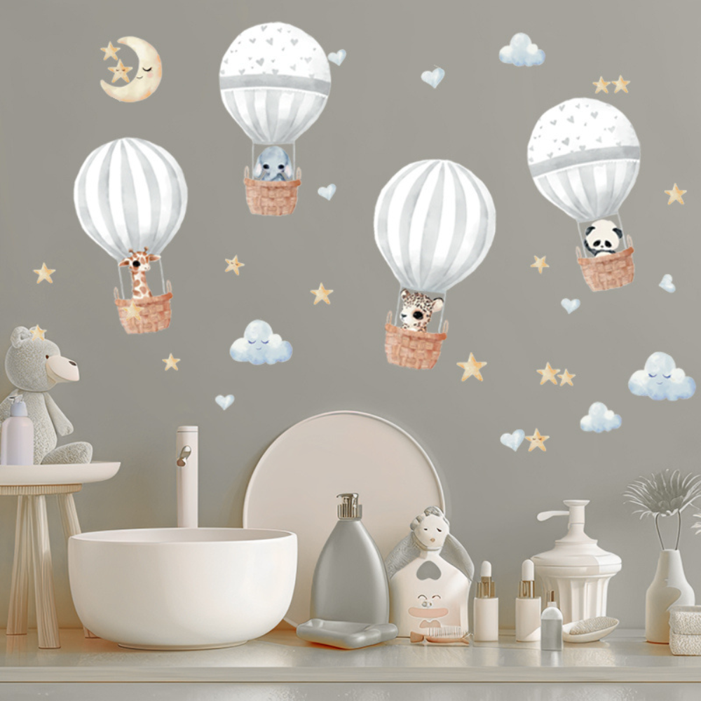 Balloon Ceiling Sticker Hot Air Balloon Wall Stickers