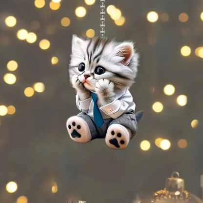 Hanging Cat Ornament