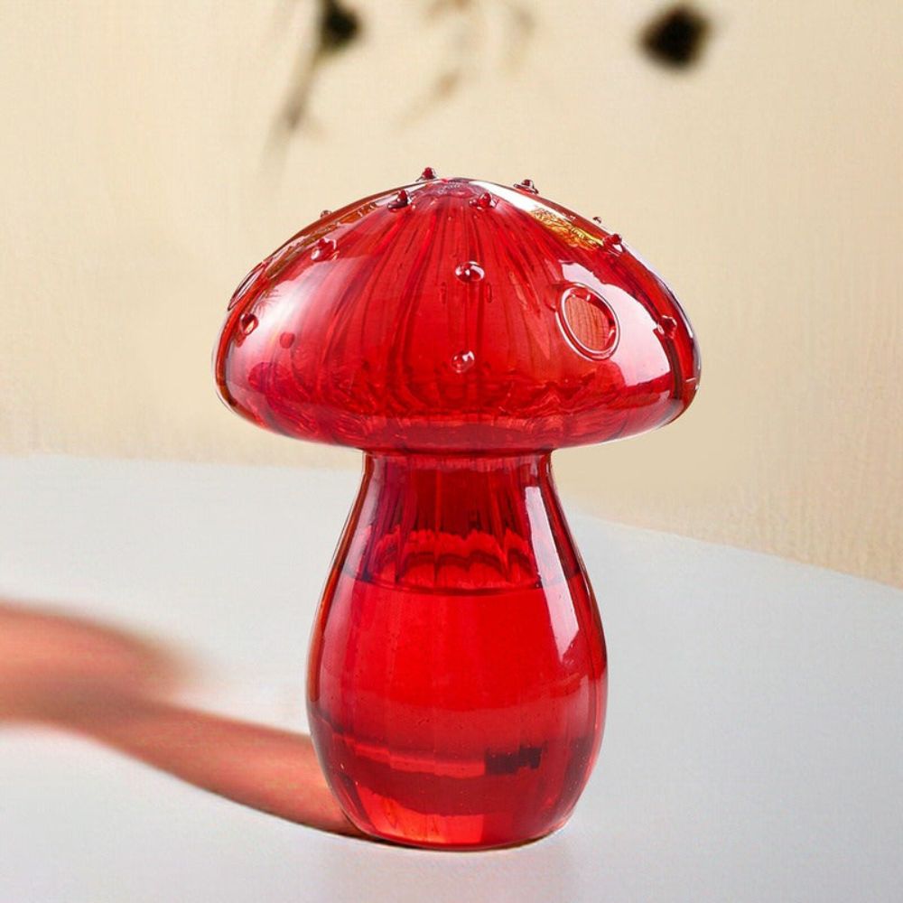 Vibrant Mushroom Glass Vases