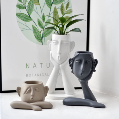 Conversational Portrait Planters