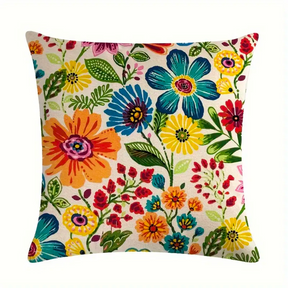 Mexican Flowers Cushion Covers