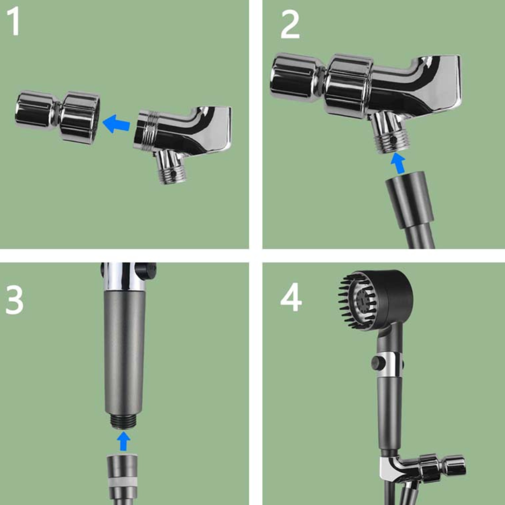 Pressure Flow Handheld Shower