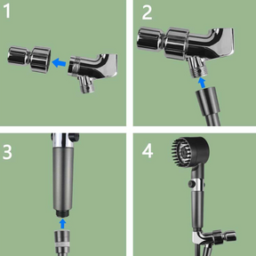 Pressure Flow Handheld Shower