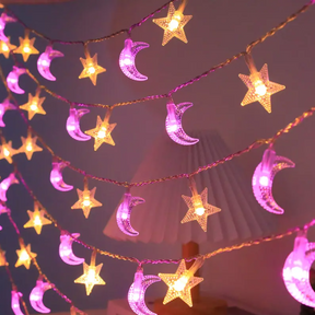 Moon Stars Light String