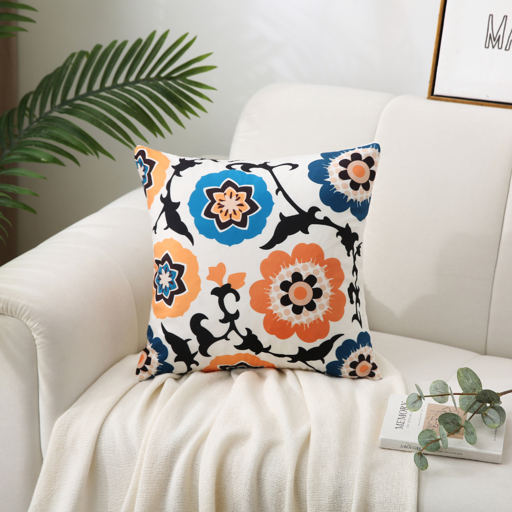 Boho Floral Cushion Covers